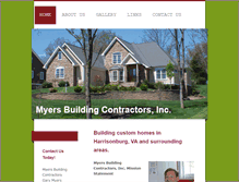 Tablet Screenshot of myersbuildingcontractors.com